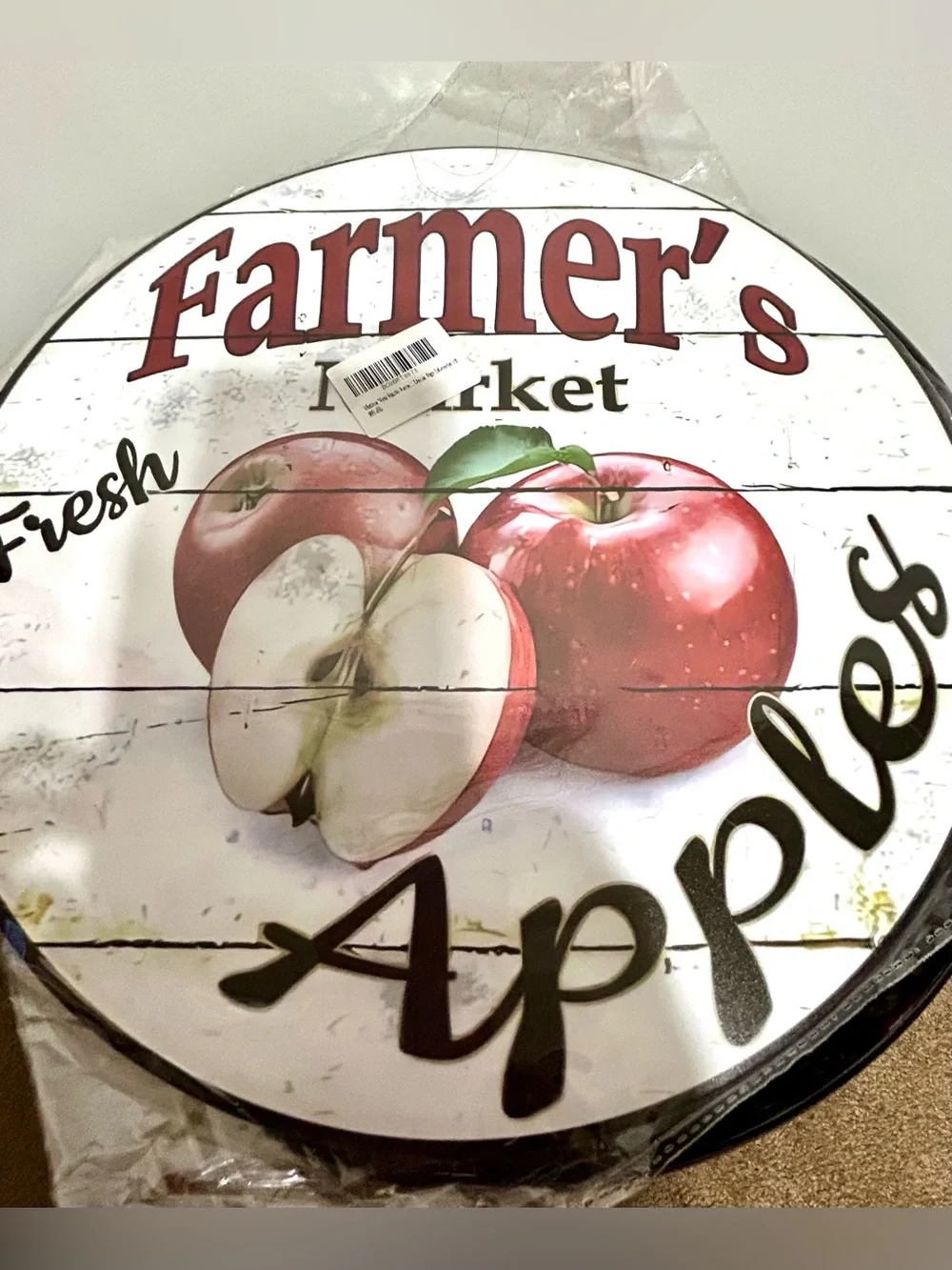Red Apples Decorative Wall Sign